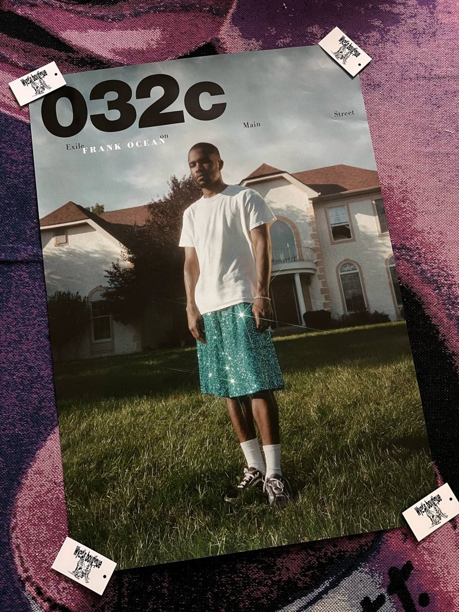 Frank Ocean 032c Poster 2017/18 - Wyat’s Boutique