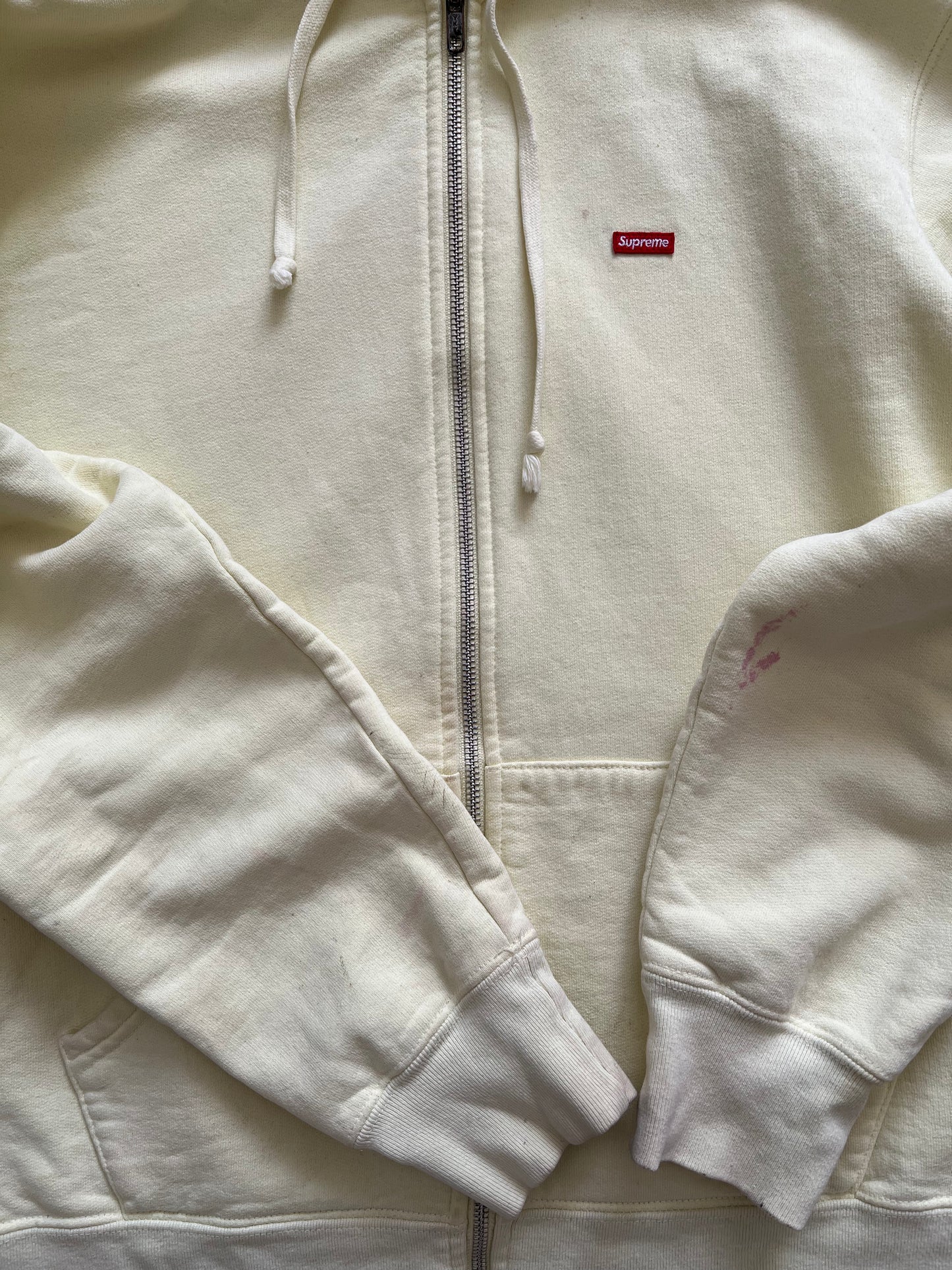 Supreme Small Box Logo Zip Up Hoodie