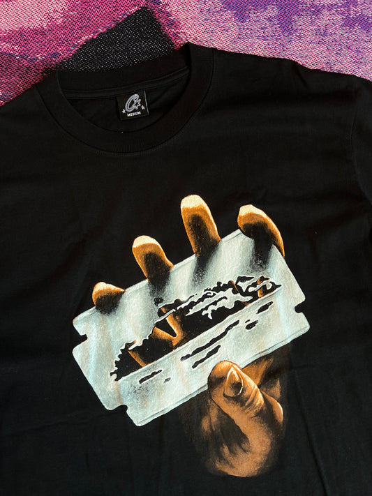 Corteiz Razor Alcatraz T-Shirt Black