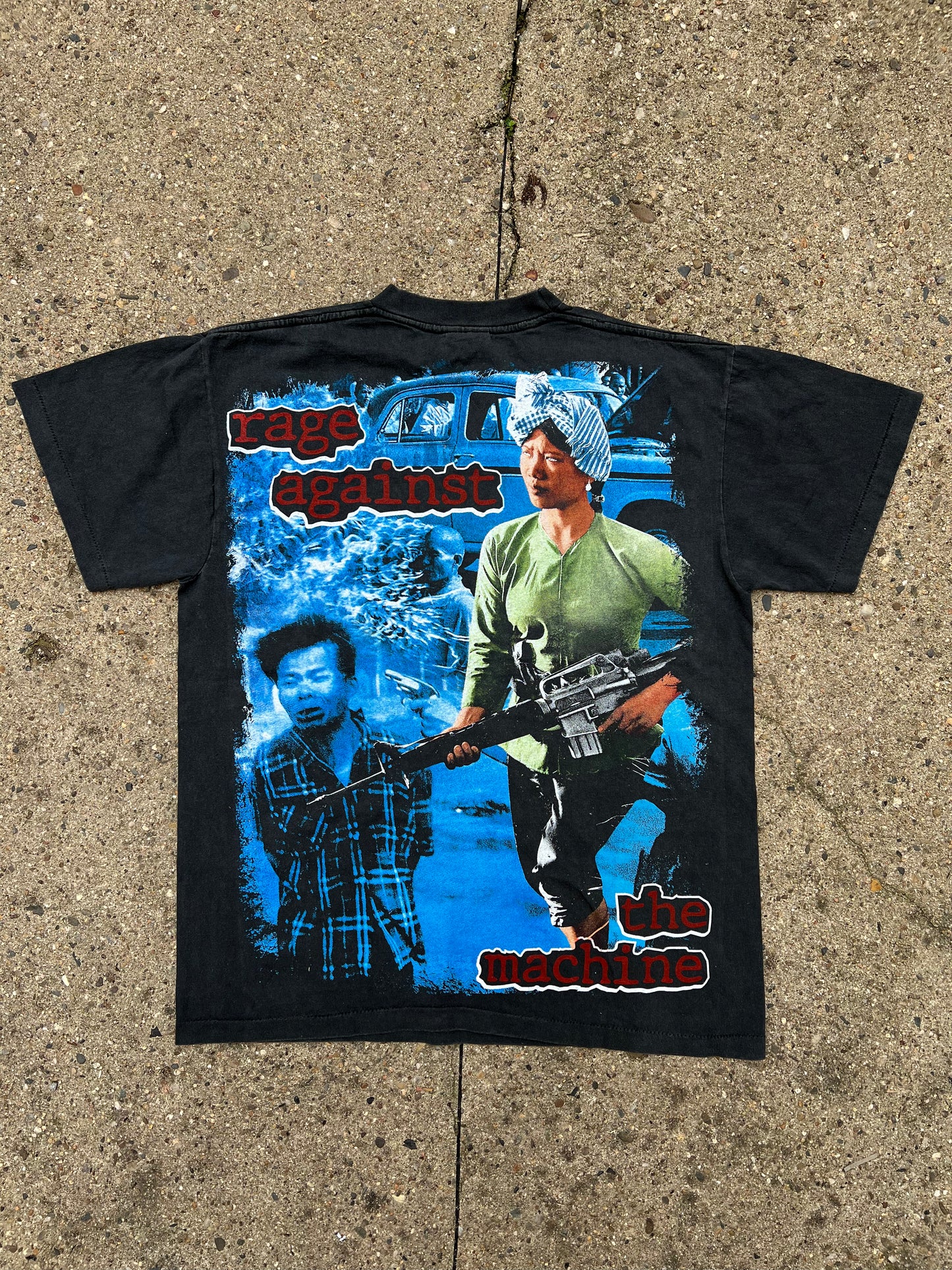 Rage Against The Machine Vintage Bombtrack T-Shirt