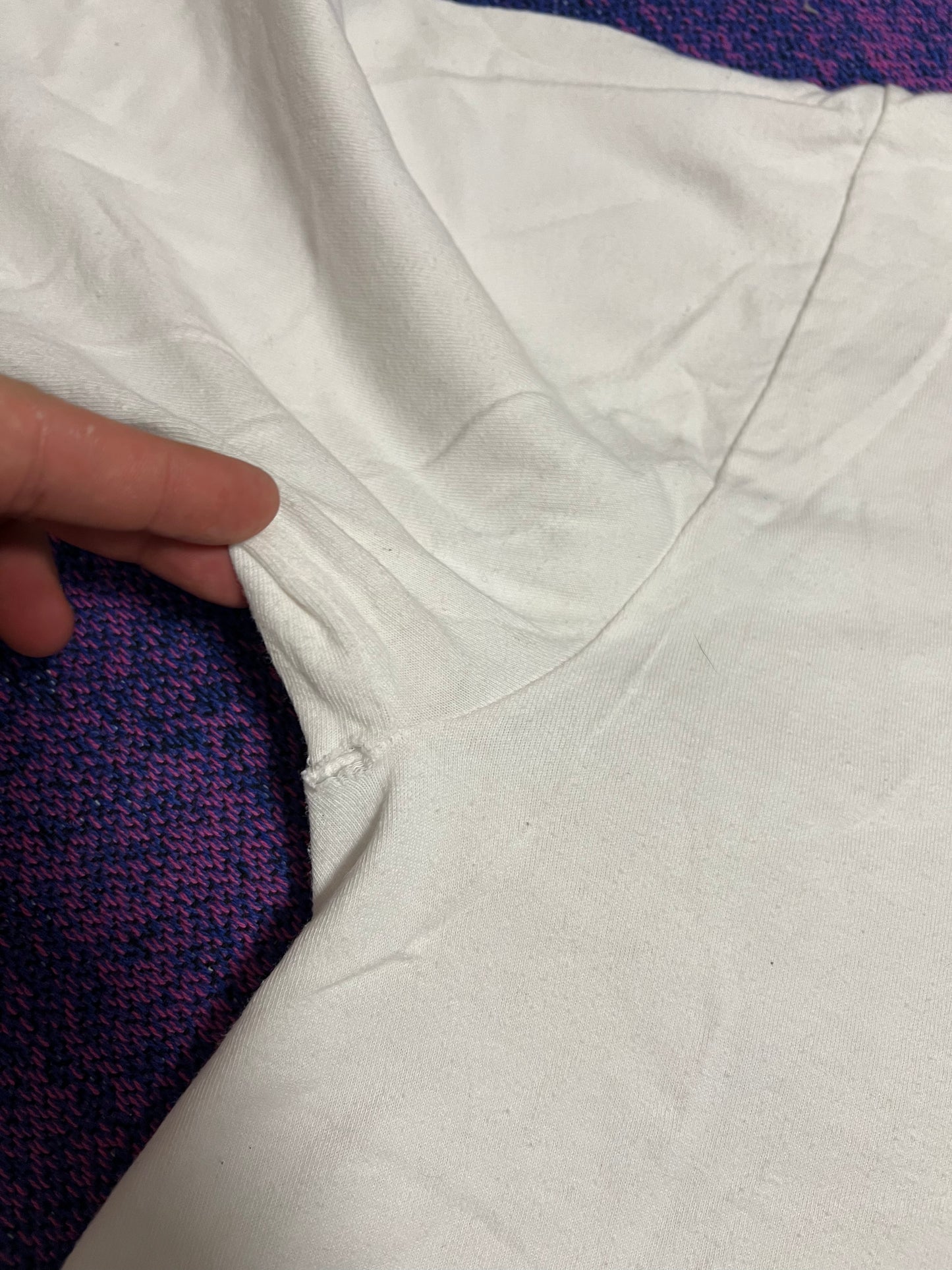 Vintage Stussy Chest Print Longsleeve White