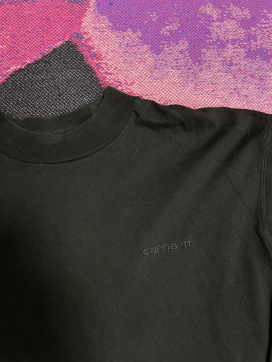 Carhartt WIP Script Logo Small Longsleeve Black