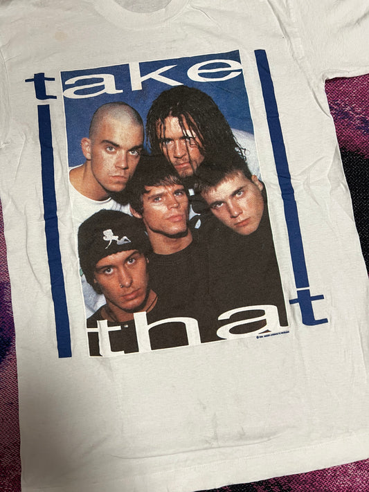 Vintage Take That Tour Merch T-Shirt White