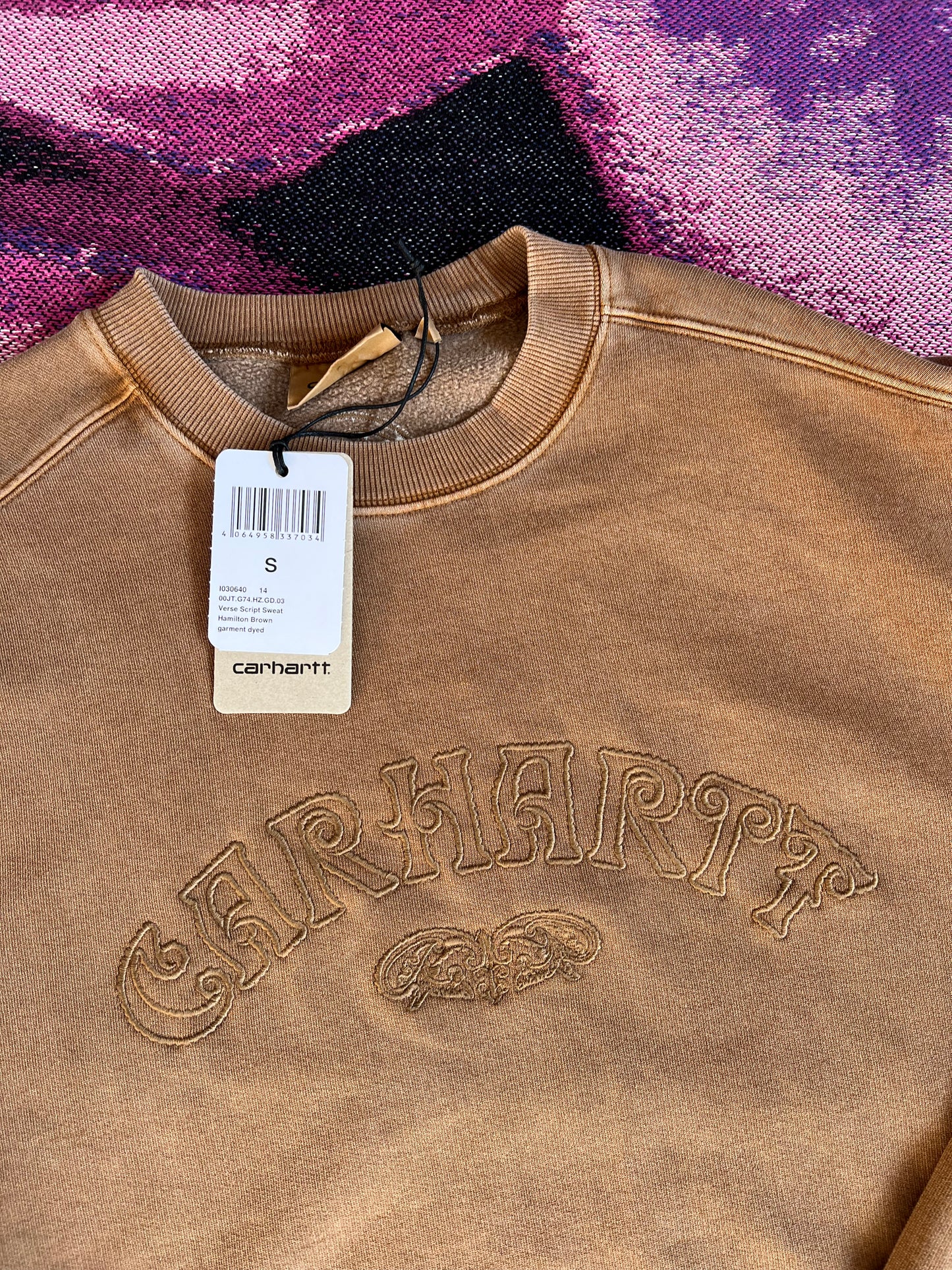 Carhartt WIP Verse Scripit Crewneck Brown