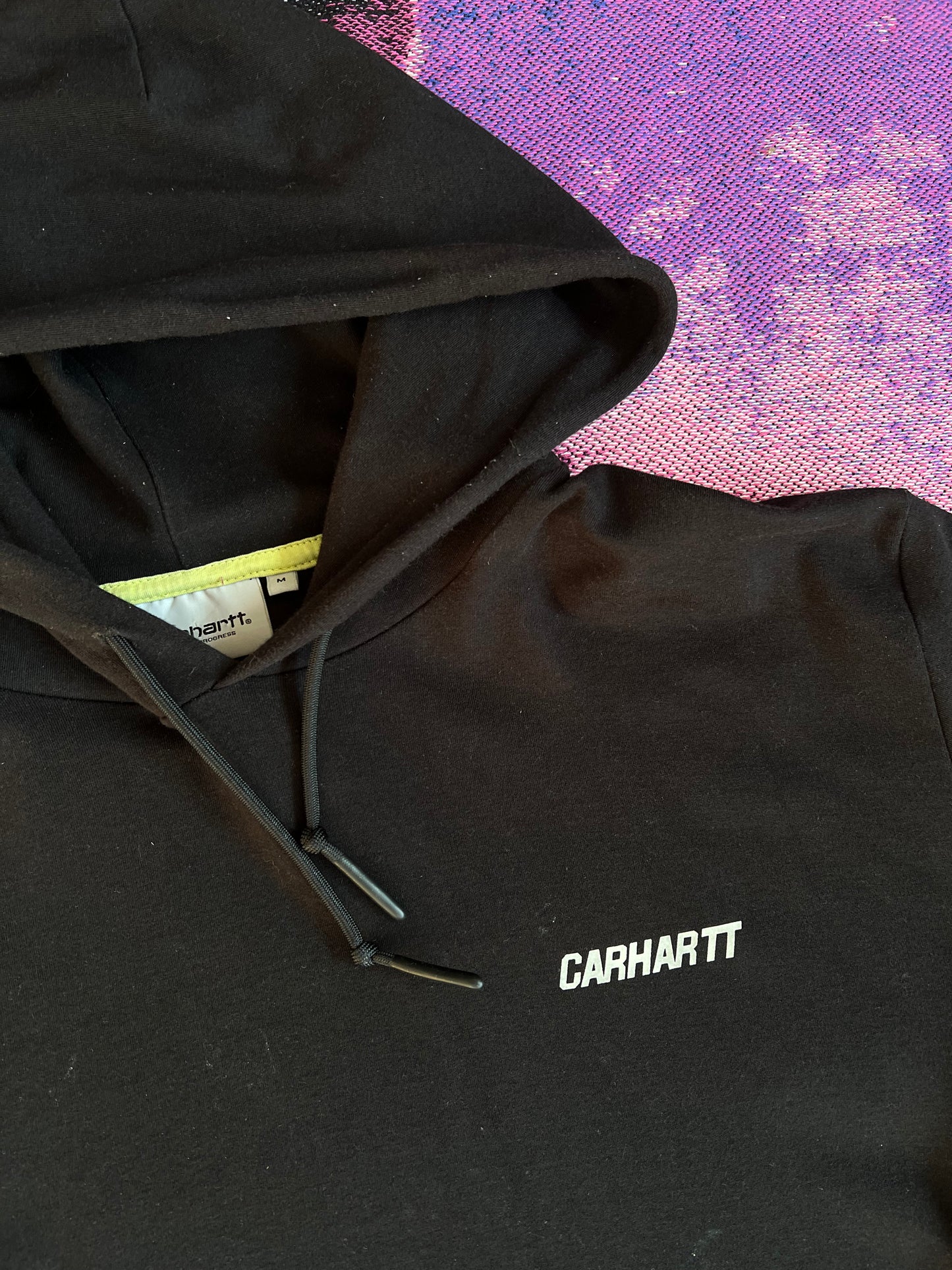 Carhartt WIP Chest Design Small Hoodie Black
