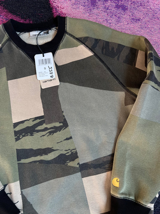Carhartt WIP Chase Logo Sweater Camo