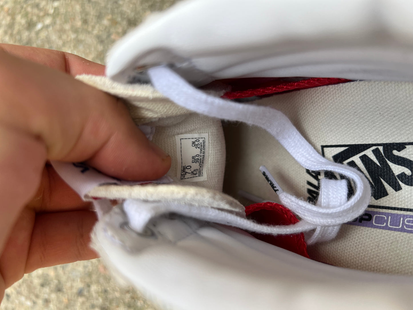 Vans Skate Sk8-Hi Palace Shroom Pack Marshmallow