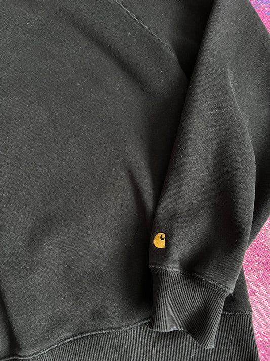 Carhartt WIP Chase Logo Crewneck Black