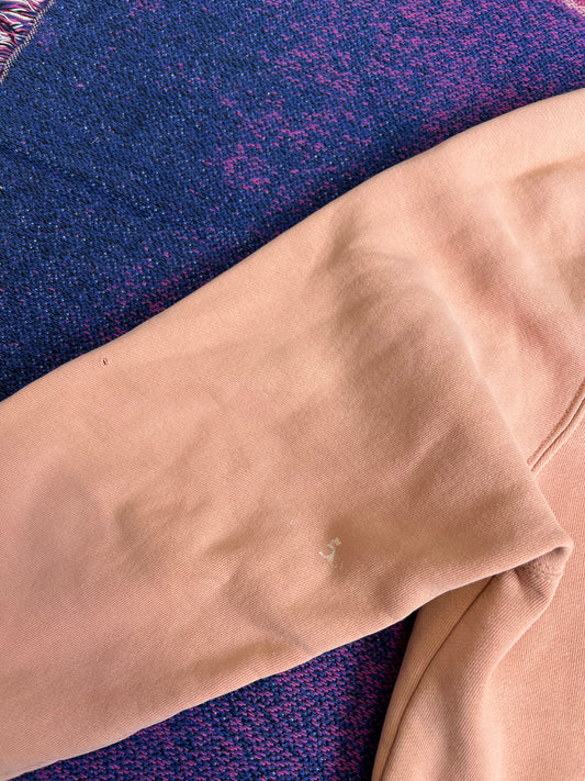 Stussy Back Logo Print Hoodie Peach