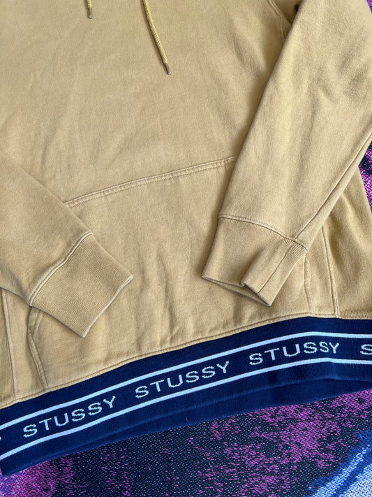 Vintage Stussy Hoodie Mustard