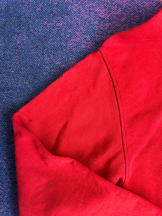 Icecream College Logo Emb. Hoodie Red