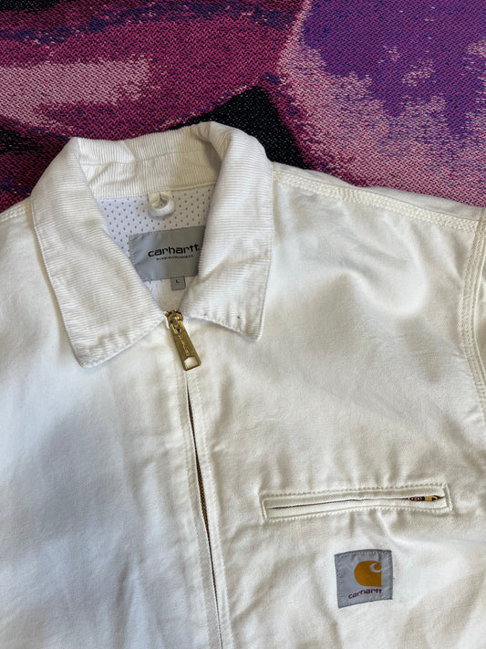 Carhartt WIP Detroit Jacket White