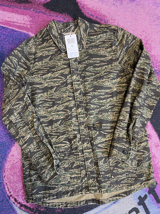 Carhartt WIP Anson Shirt Jacket Tiger Camo