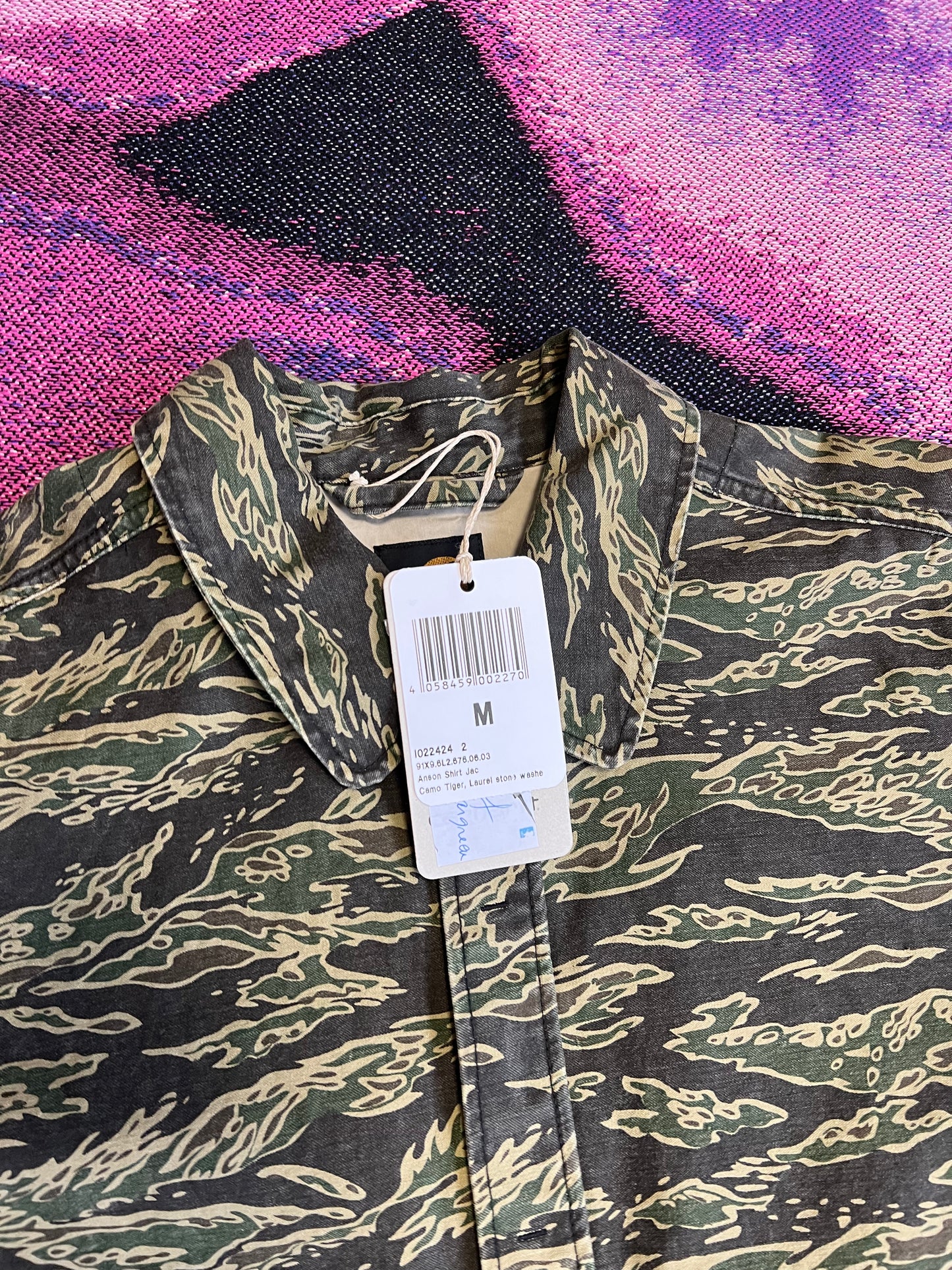 Carhartt WIP Anson Shirt Jacket Tiger Camo
