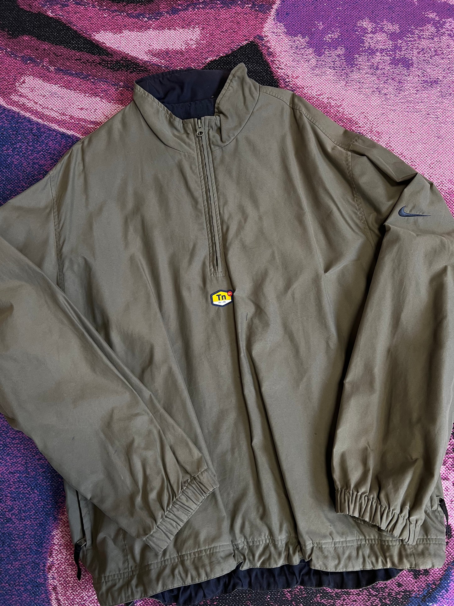 Nike TN Track 1/4 Zip-Up Jacket Khaki