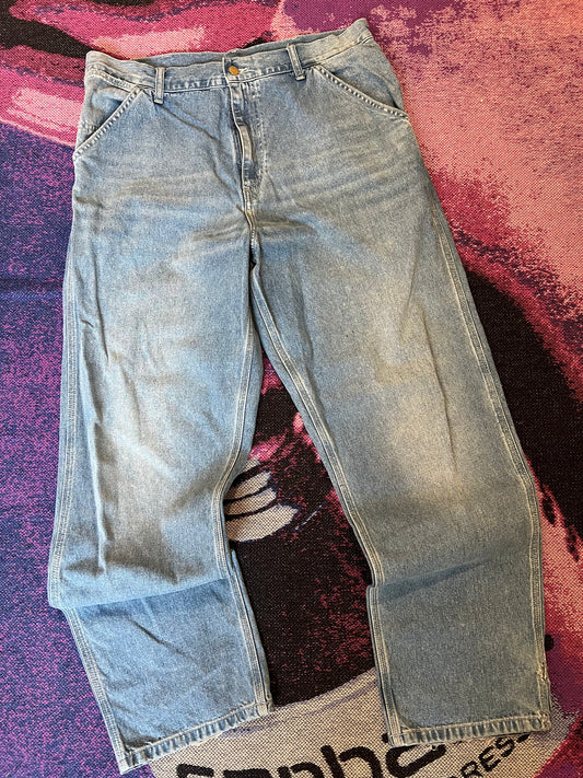 Carhartt WIP Simple Pant Light Wash Blue Denim