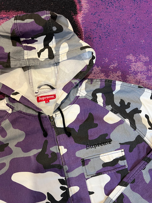 Supreme Camo Parka Purple