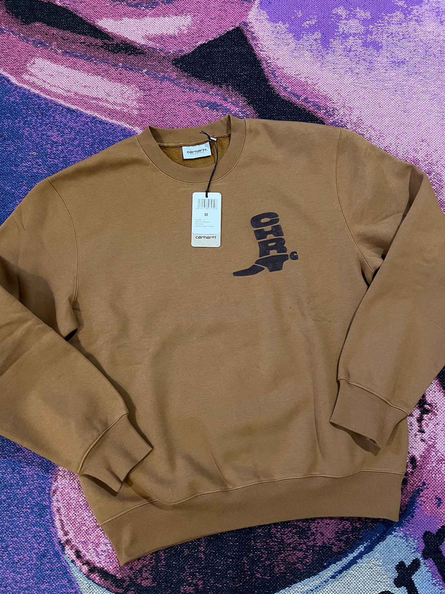Carhartt WIP Cowboy Crewneck Hamilton Brown