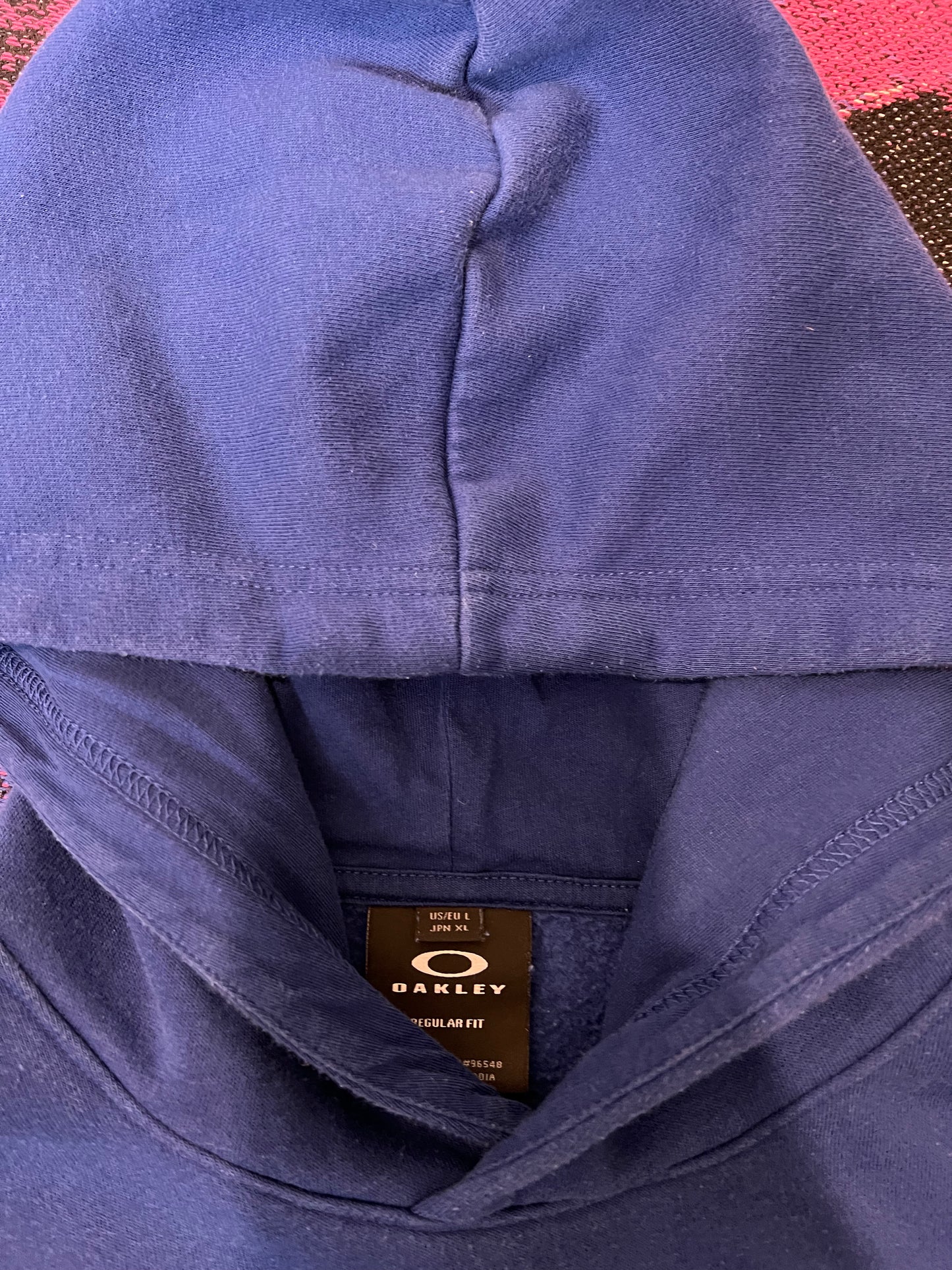 Oakley Chest Logo Hoodie Blue