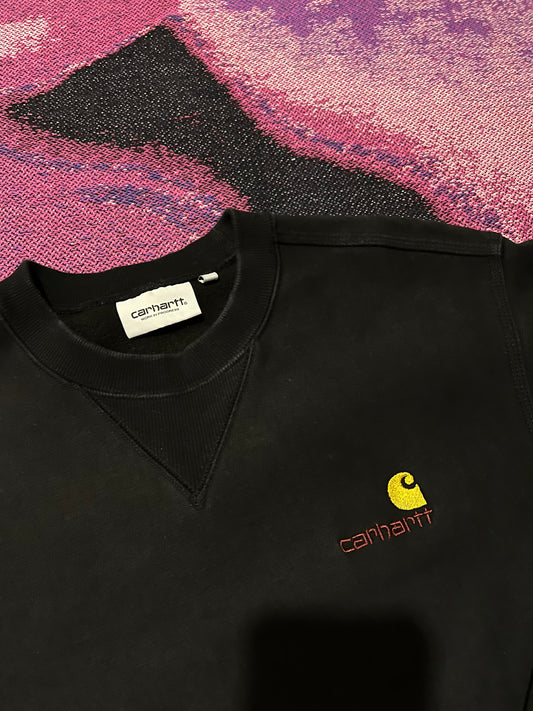 Carhartt WIP American Script Crewneck Black