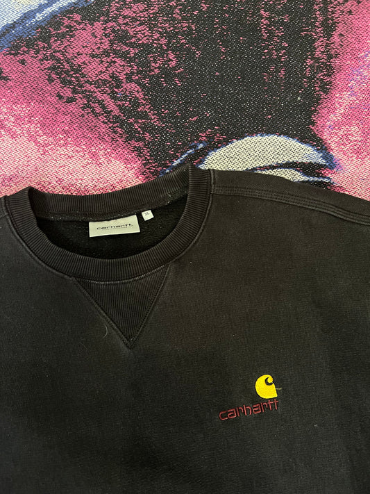 Carhartt WIP American Scrpit Crewneck Black