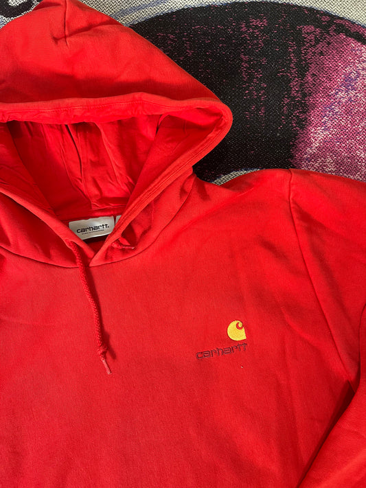 Carhartt WIP American Script Hoodie Red