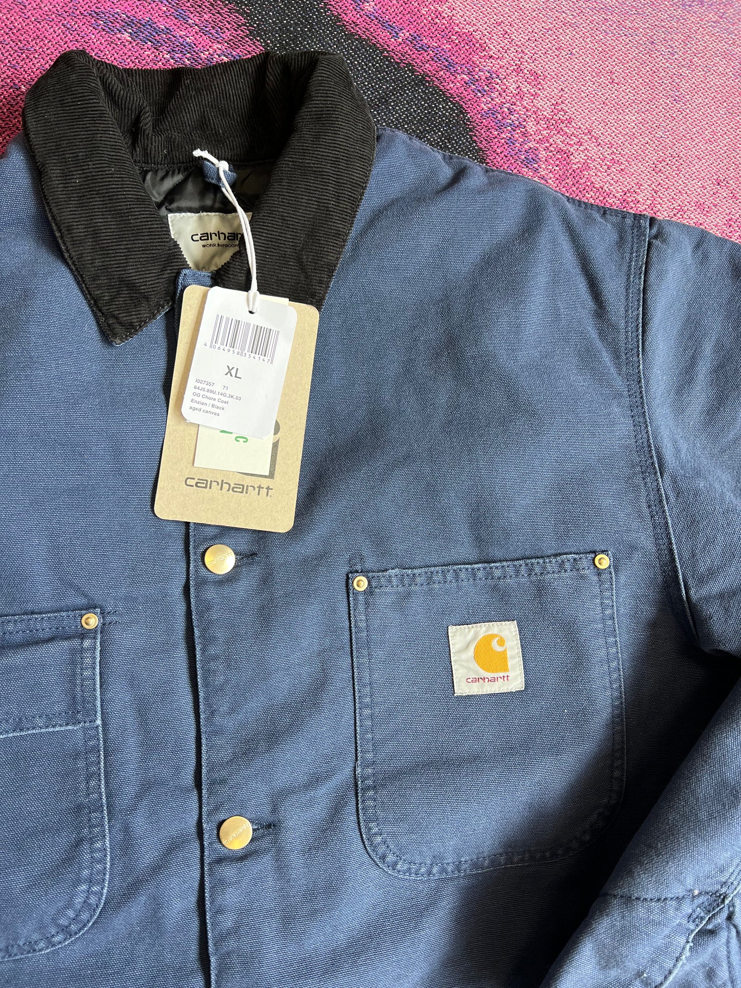 Carhartt WIP OG Chore Coat Jacket Blue