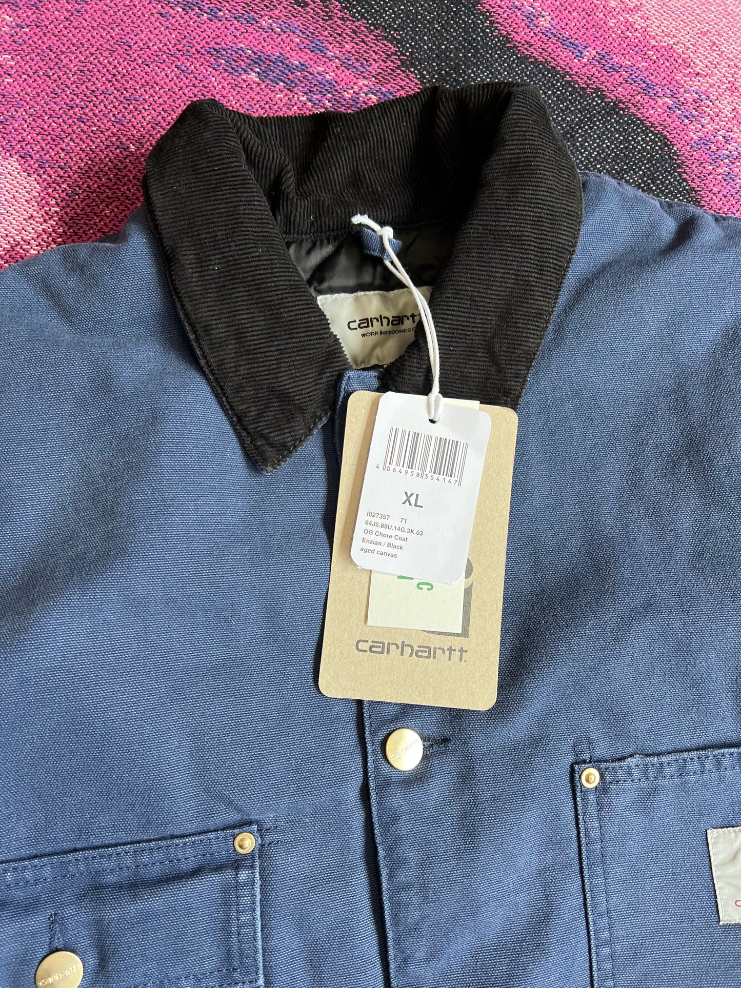 Carhartt WIP OG Chore Coat Jacket Blue