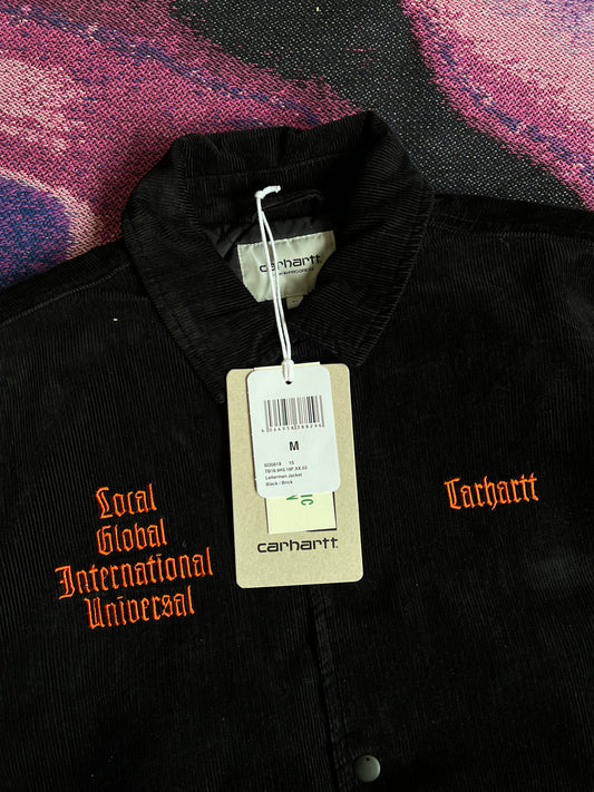 Carhartt WIP Letterman Jacket Black