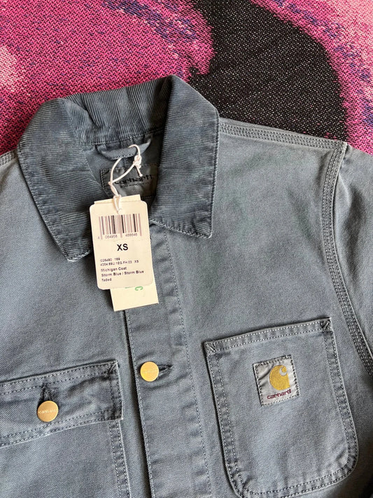 Carhartt WIP Michigan Coat Storm Blue - Wyat’s Boutique