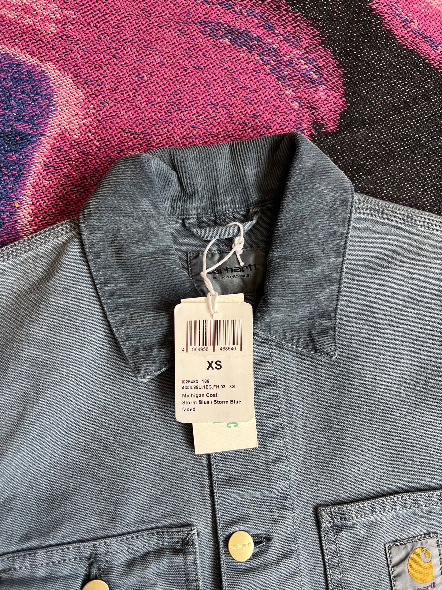 Carhartt WIP Michigan Coat Storm Blue