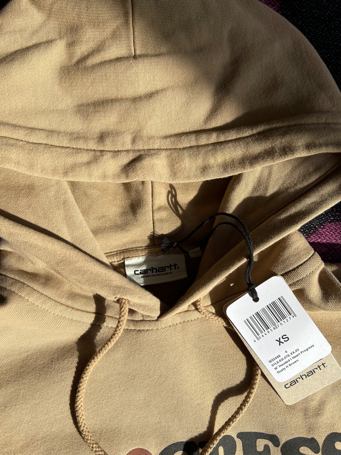 Carhartt WIP W' Hearth Progress Hoodie Beige