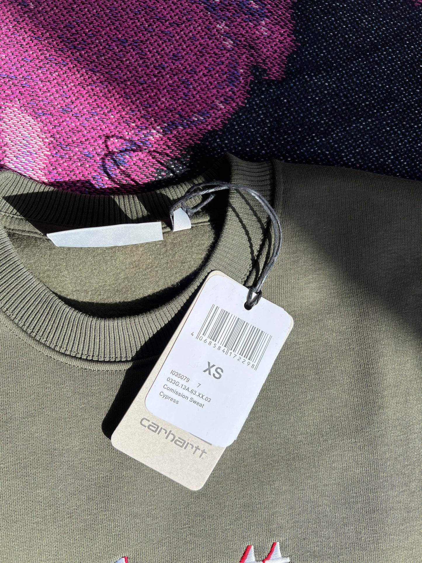 Carhartt WIP Comission Crewneck Olive Green