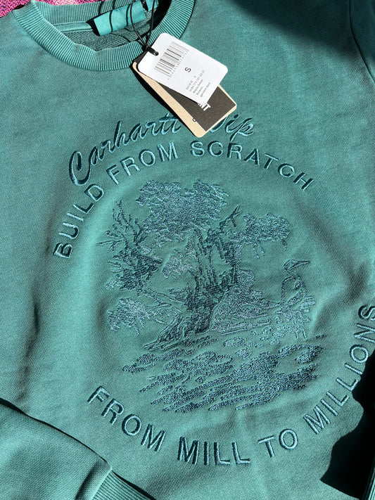 Carhartt WIP Bayou Crewneck Green