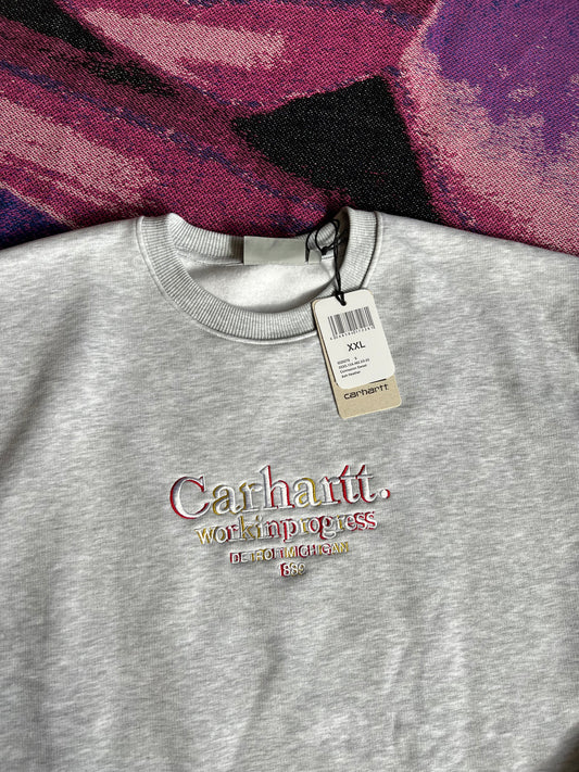 Carhartt WIP Comission Crewneck Grey