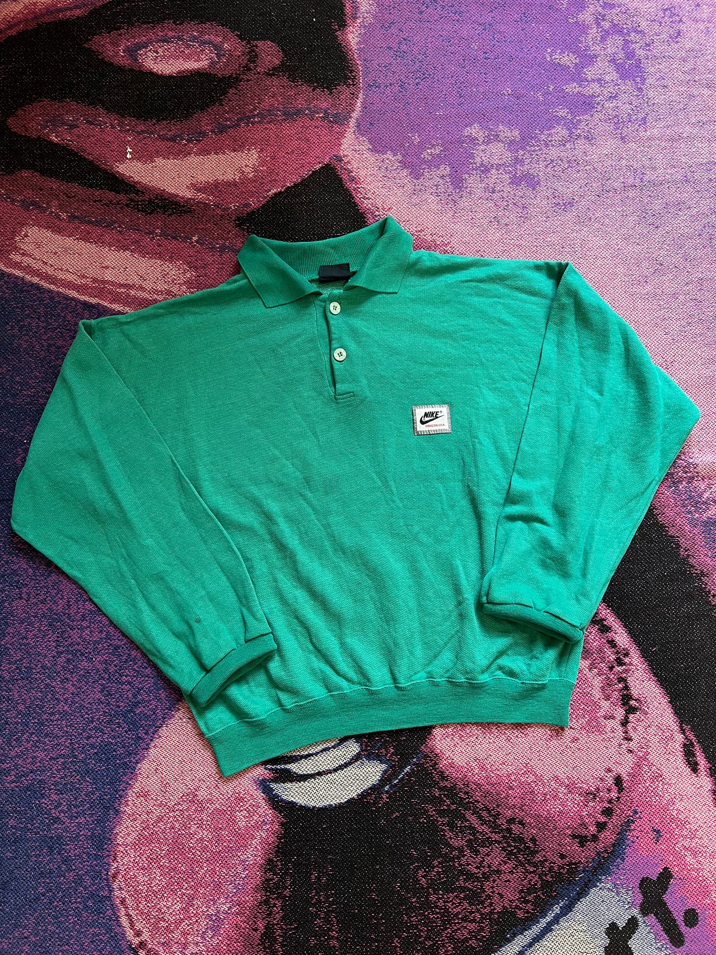 Nike vintage 80s Polo Longsleeve