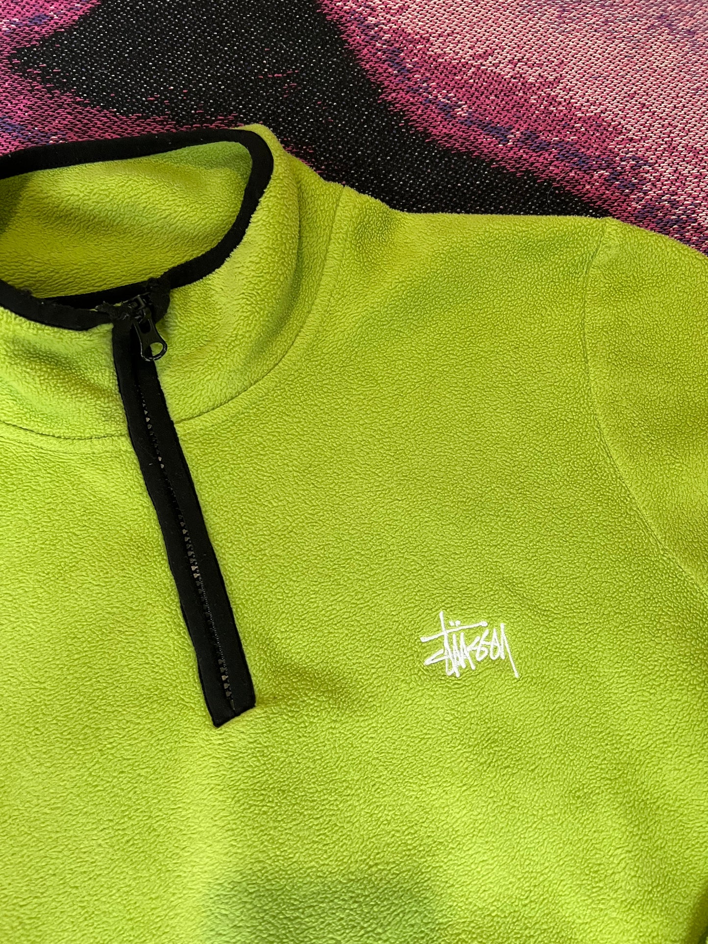 Stussy Fleece Hoodie Green