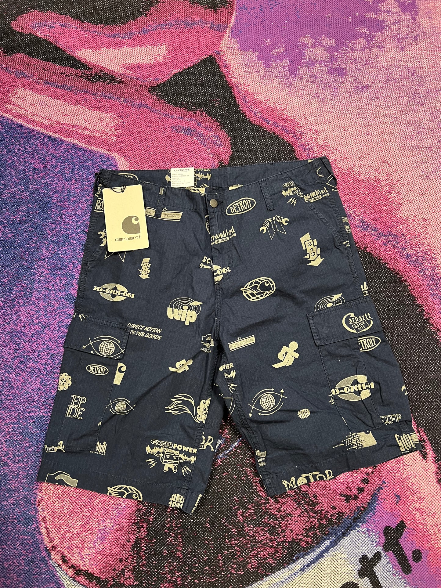 Carhartt Cargo Shorts Blue