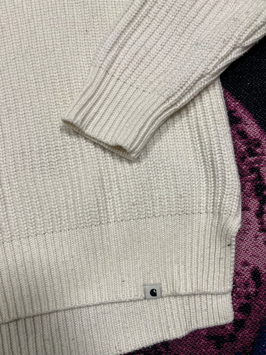 Carhartt Womens Turtleneck Sweater White