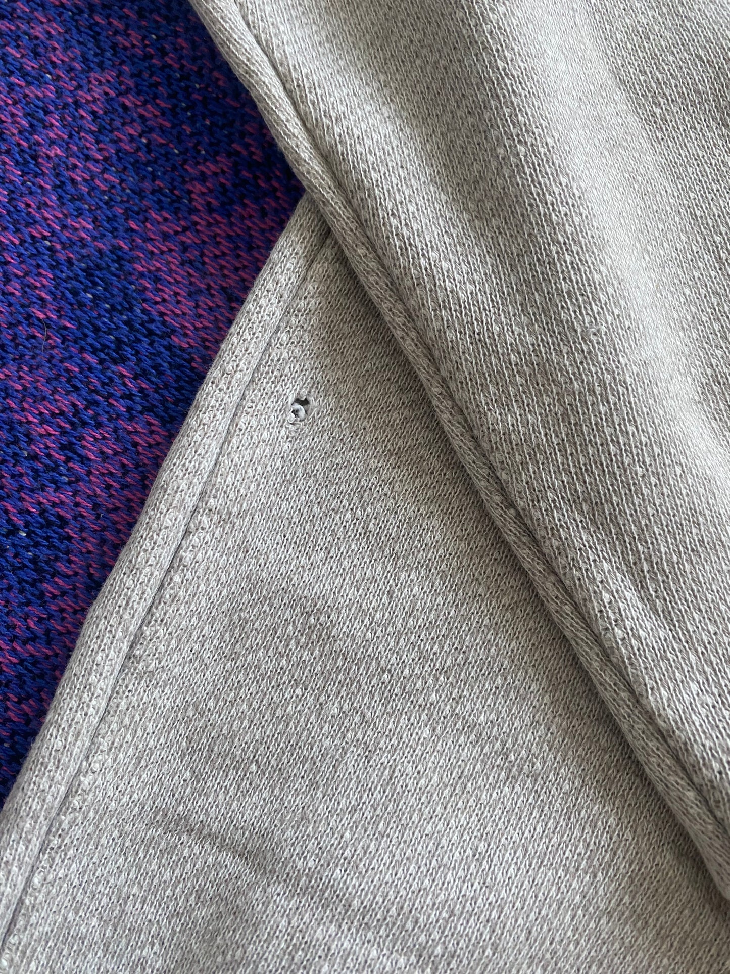 Stussy Small Tag Logo Chest Sweater Grey Heather