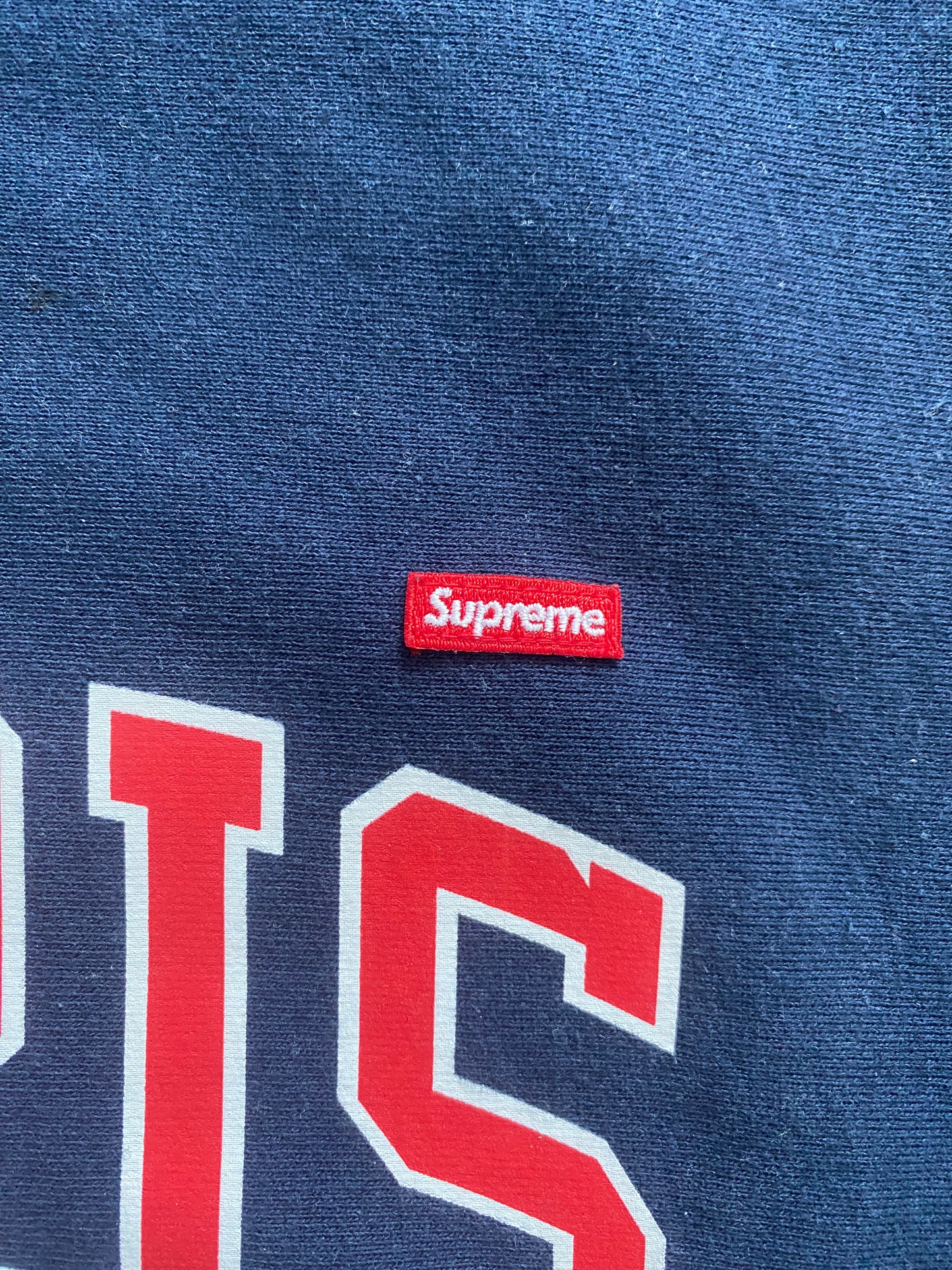 Supreme College Paris Crewneck Blue
