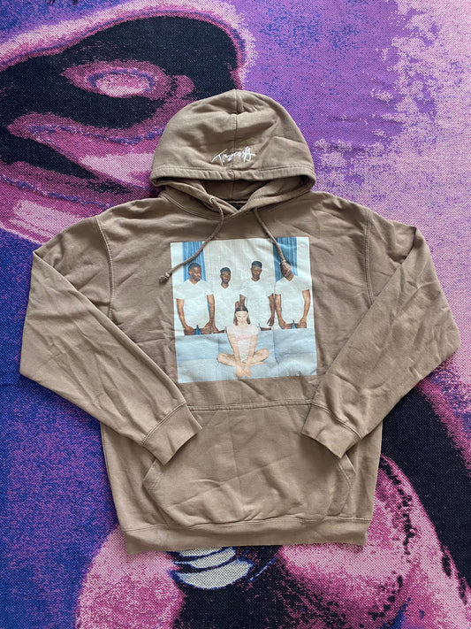 Rick Owens x Tommy Cash Hoodie Brown