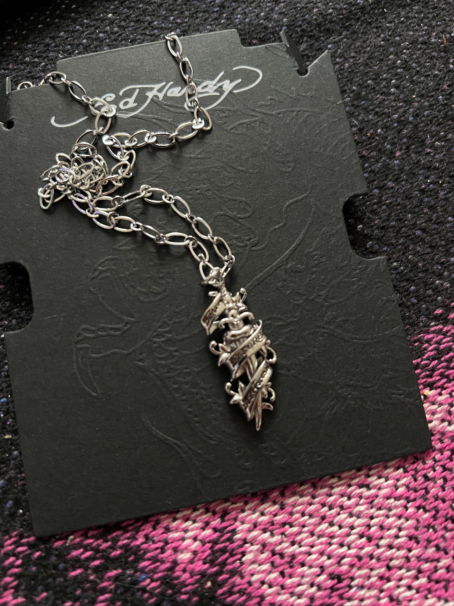 Ed Hardy Dagger Pendant