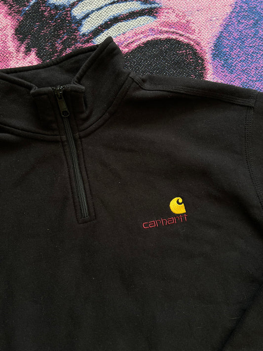 Carhartt American Script 1/4 Zip Up Hoodie