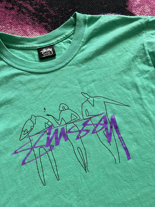 Stussy People T-Shirt Green