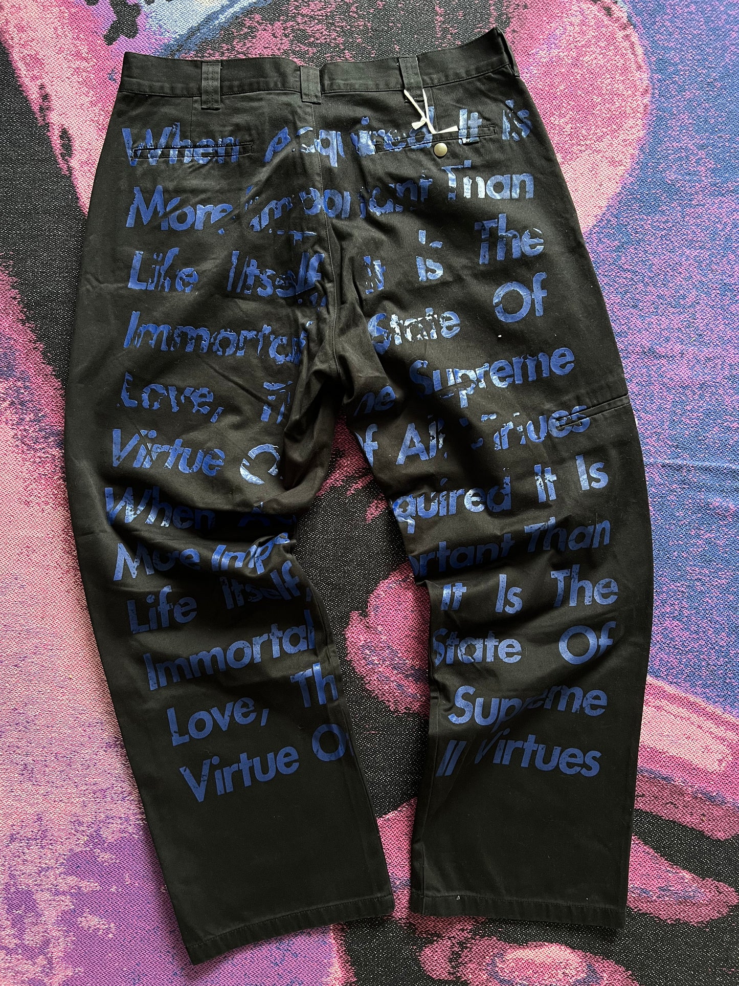 Supreme JUNYA WATANABE CDG MAN Printed Work Pant