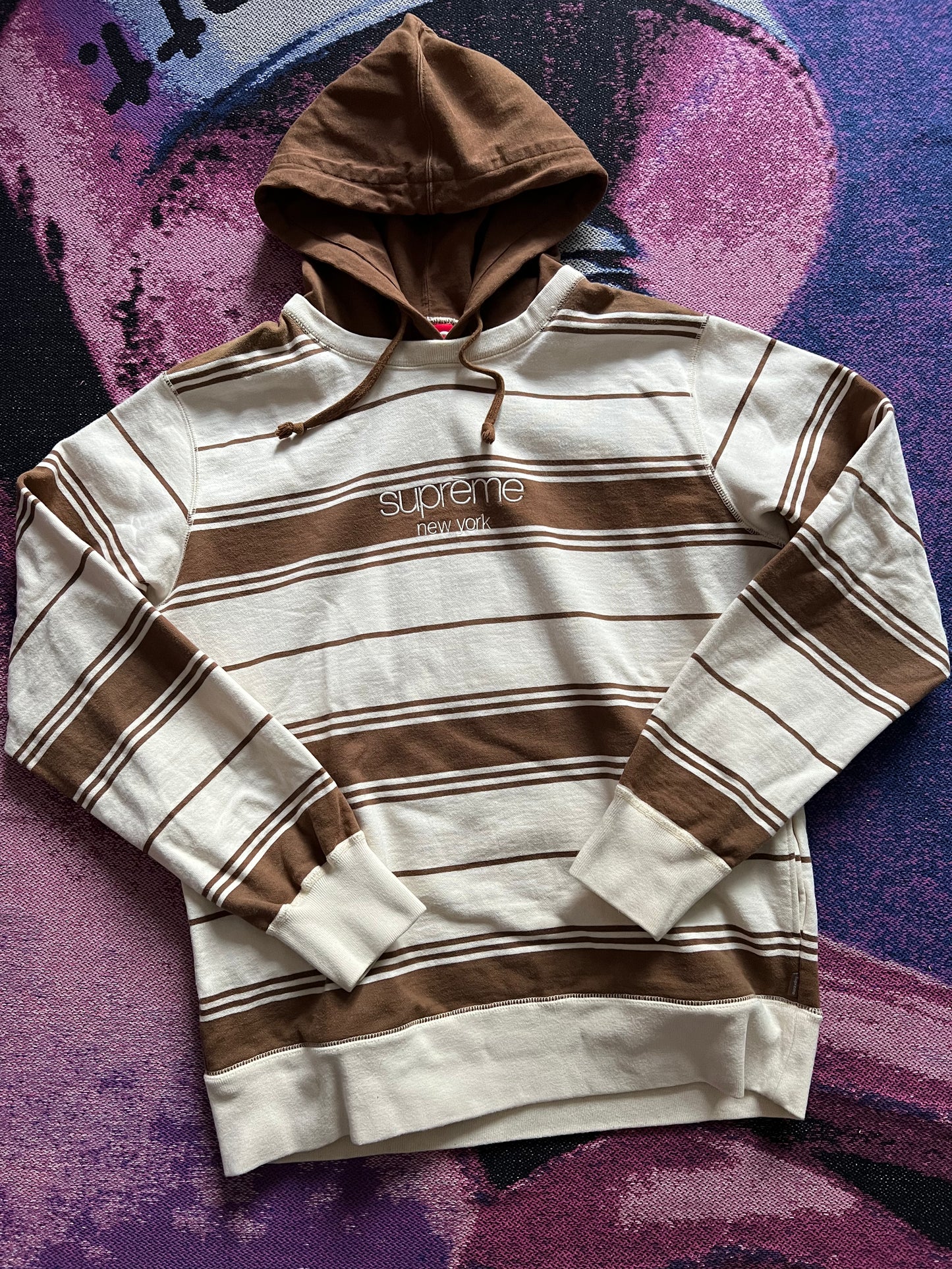 Supreme Stripe Hoodie