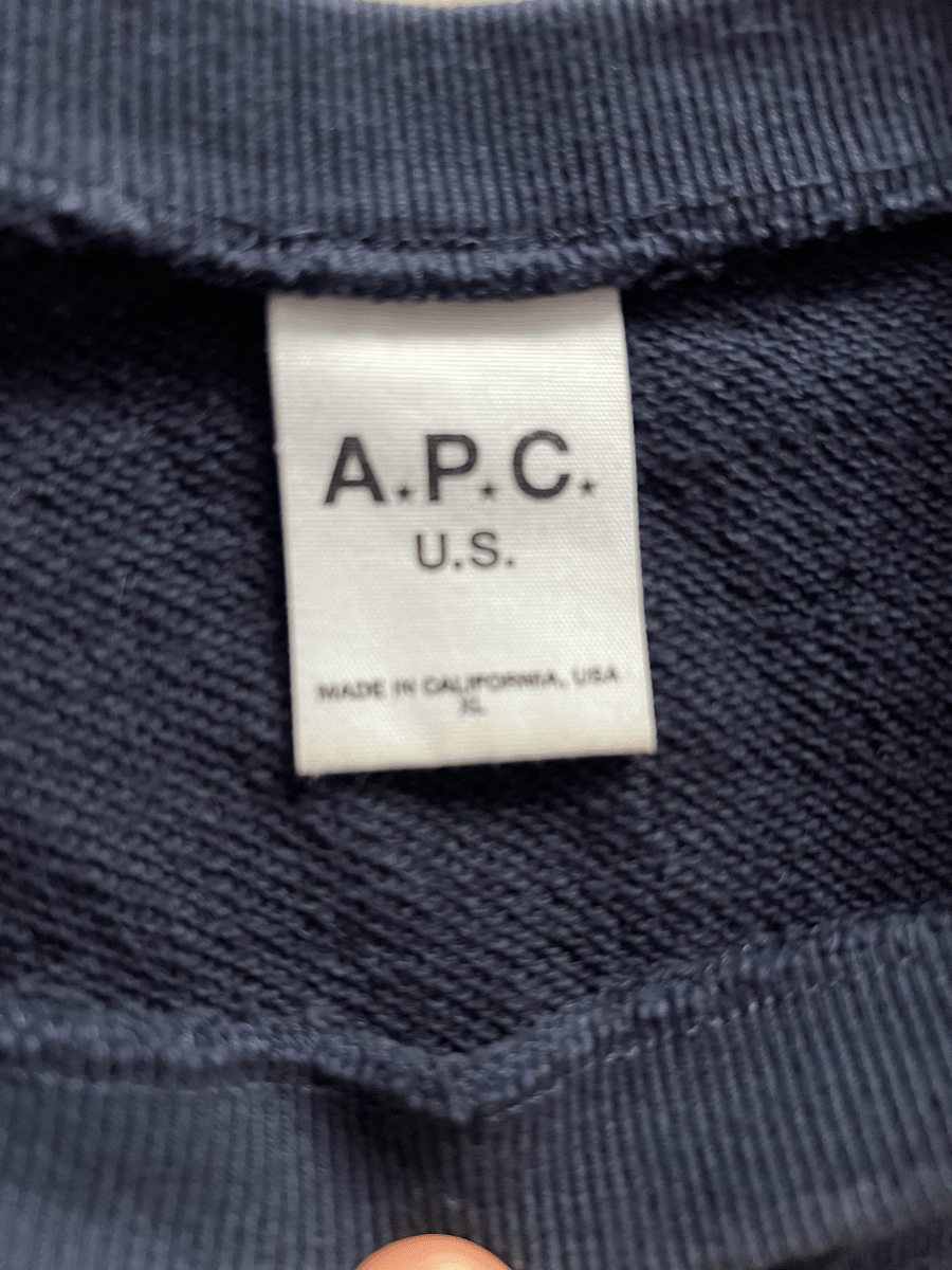 A.P.C. Crewneck - Wyat’s Boutique
