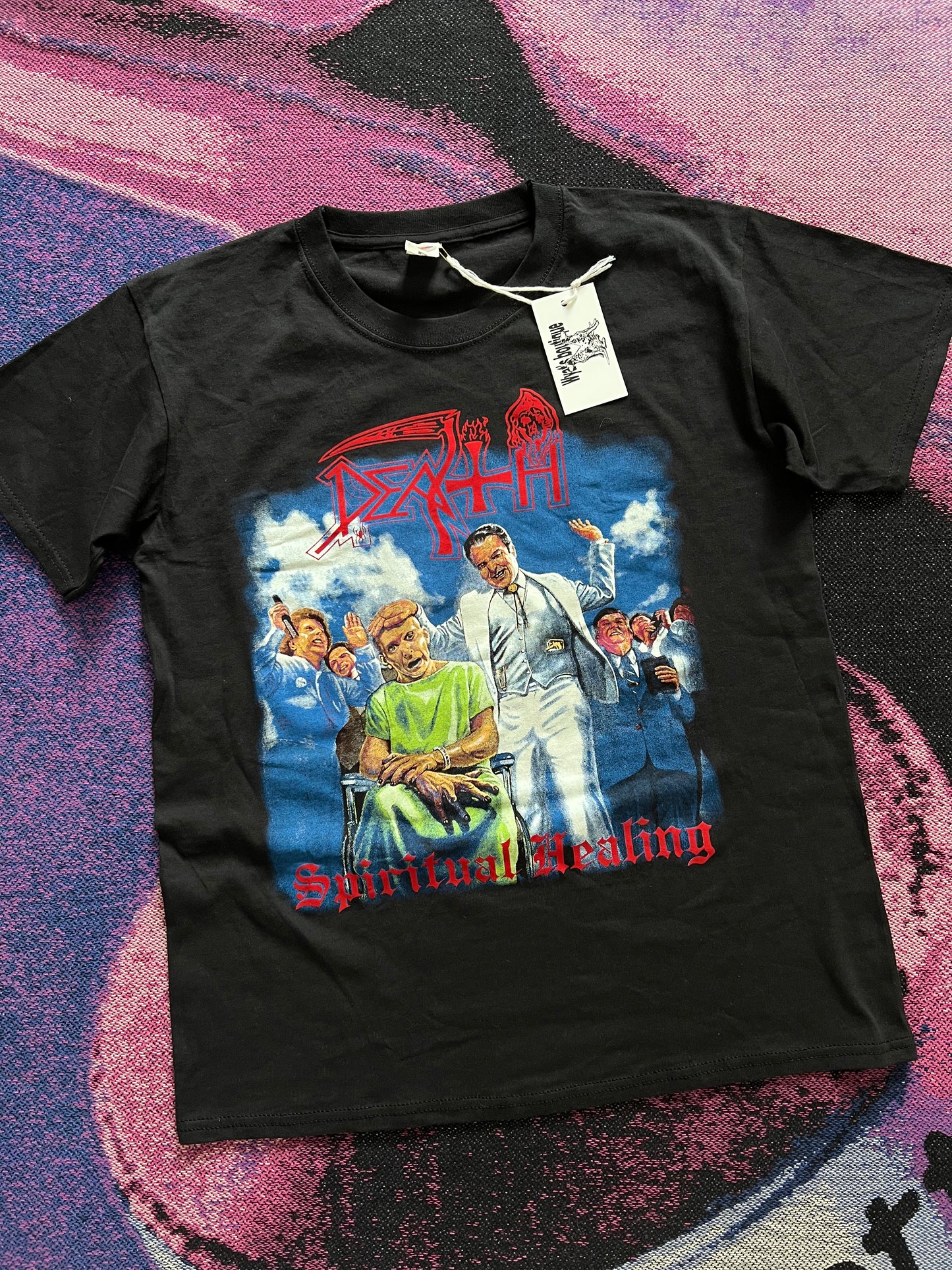 Vintage Spiritual Healing T-shirt Black