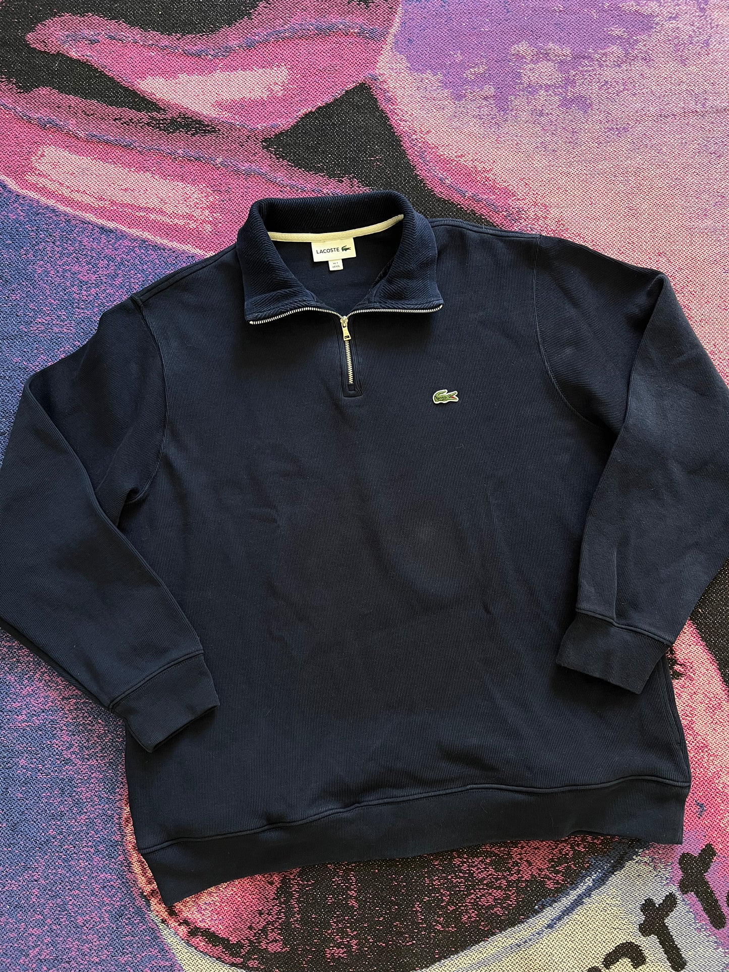 Lacoste 1/4 Zip Up Hoodie